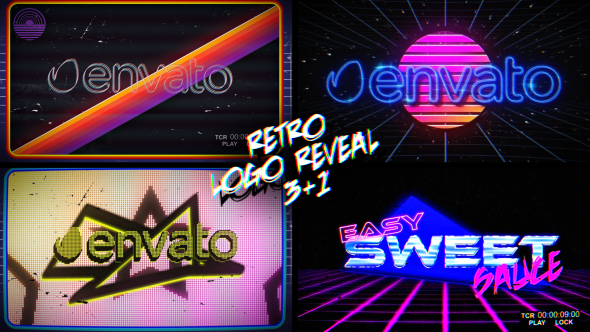 Retro Logo Reveal Pack Vol.2