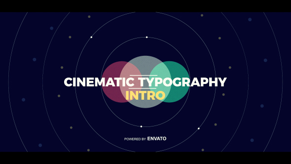 Cinematic Typography Intro