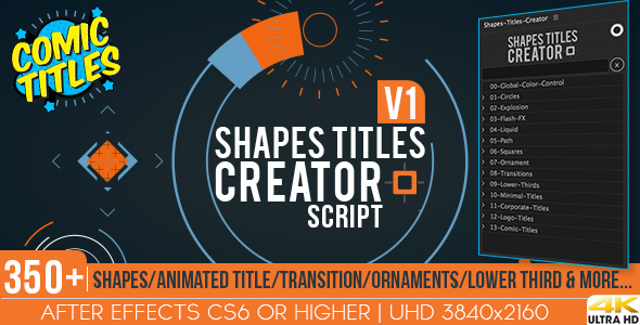 Shapes Titles Creator