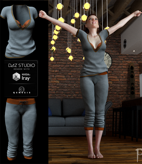 Laid Back Outfit For G3f Best Daz3d Poses Download Site