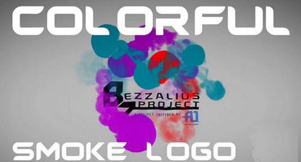 Coloful Smoke Logo - After Effects Template