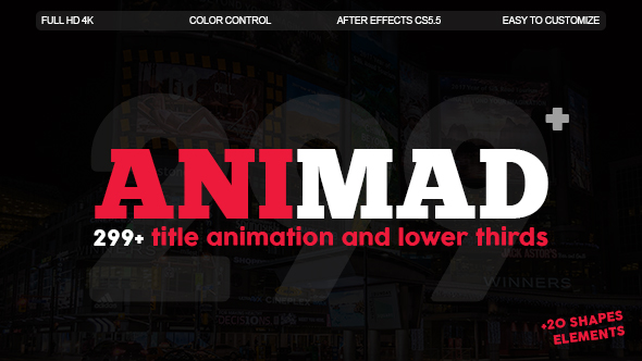 AniMad | 299+ Titles and Lower Thirds 