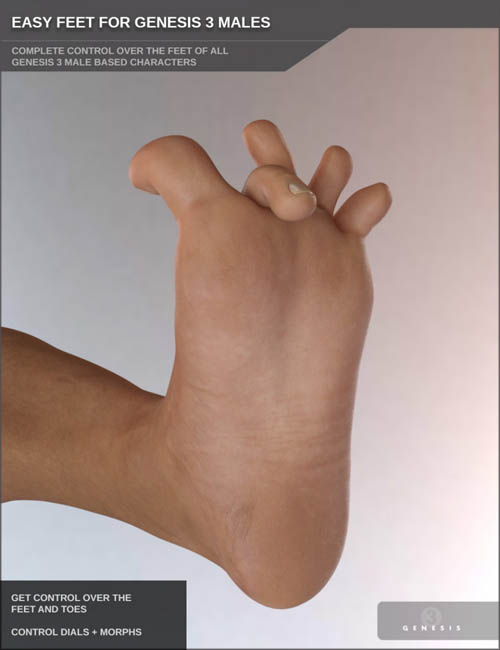 Easy Feet for Genesis 3 Male(s)