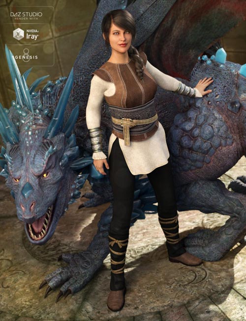 Dragon Tamer Outfit for Genesis 8 Female(s)