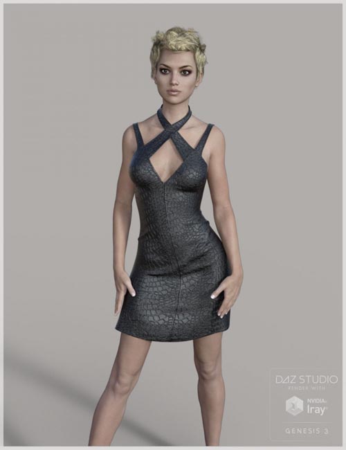 Leather Dress for Genesis 3 Female(s)