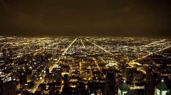 Chicago City Night View TL
