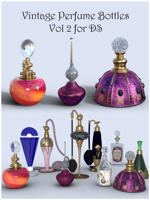 Vintage Perfume Bottles Vol 2 - DS