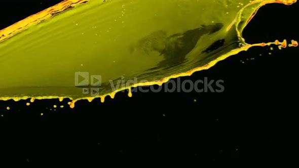 Alpha Channel Liquid Water Toss - Yellow