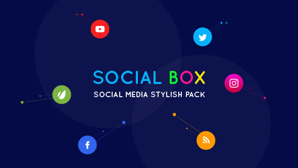  SocialBox - Social Media Intro and Outro for Social Media Links Promotion 