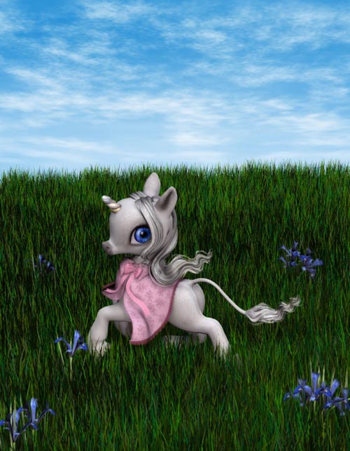 Spring Cloak for the Baby Unicorn