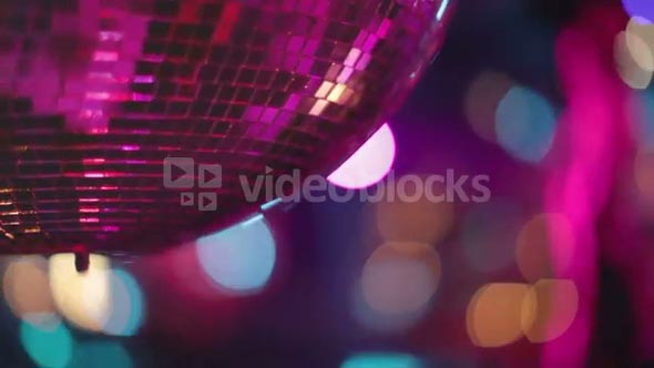 Disco Ball Blurry Dancing