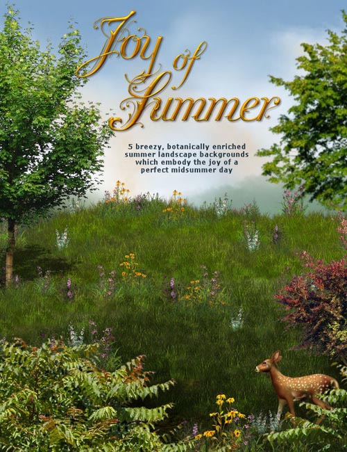 Jaguarwoman's "Joy of Summer Landscape Backgrounds"