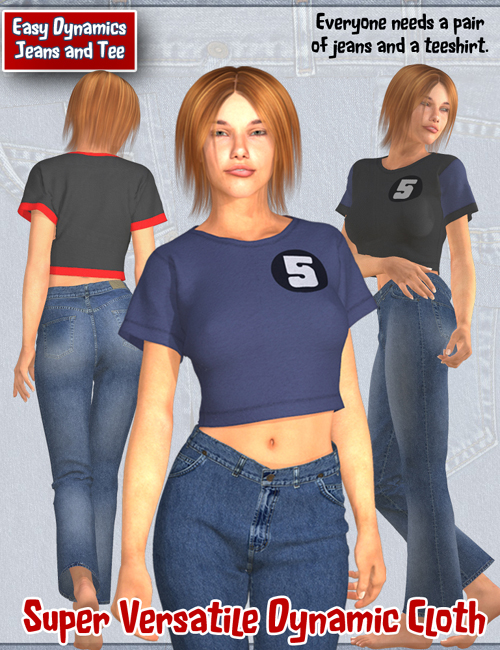 EASY DYNAMICS Jeans and Tee