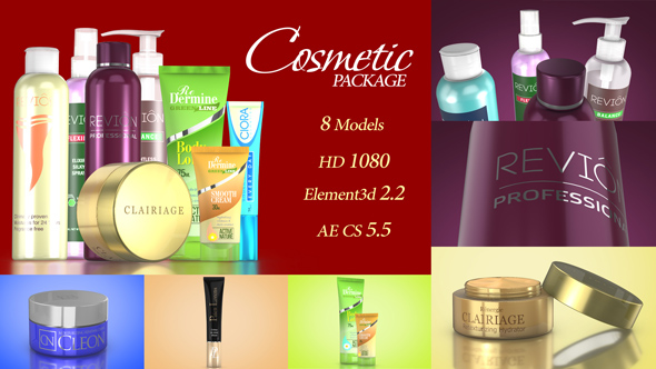 Cosmetic Package Template 