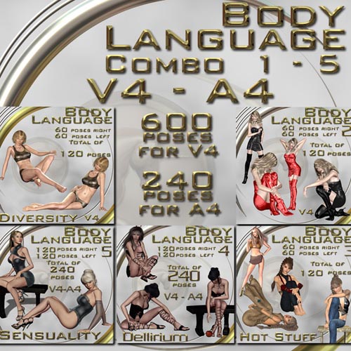 Body Language Combo 1-5 - for V4 and A4