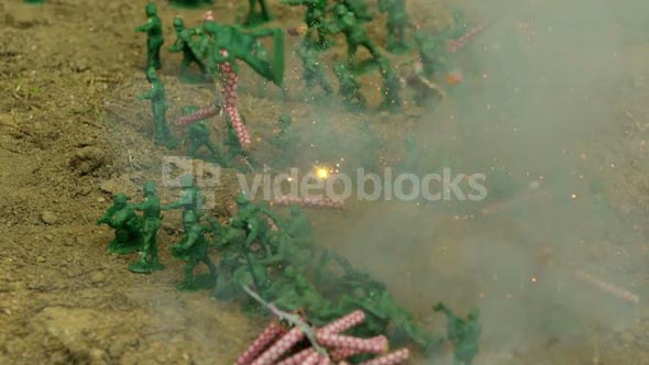 Slow Motion Army Men Explosion 1