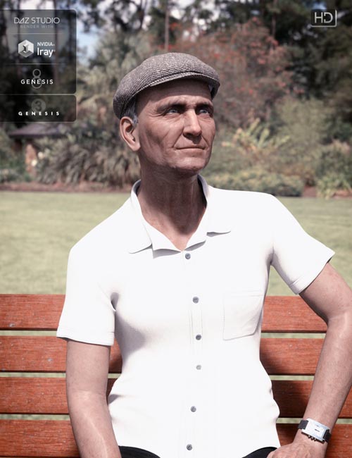 Old Chap for Genesis 3 and 8 Male