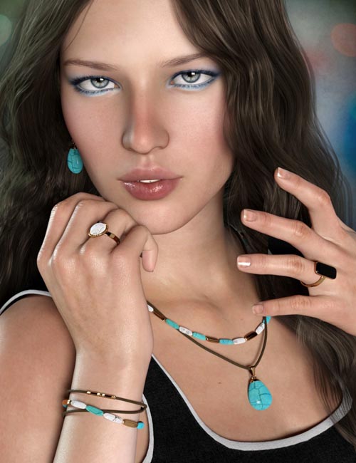Gem Jewelry for Genesis 3 and 8 Female(s)