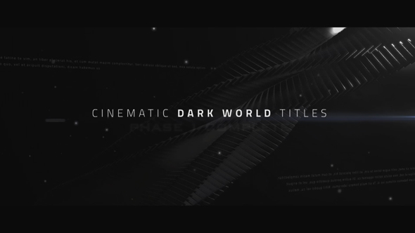 Cinematic Titles - Dark World 