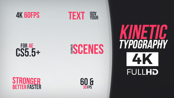 Kinetic Typography 4K