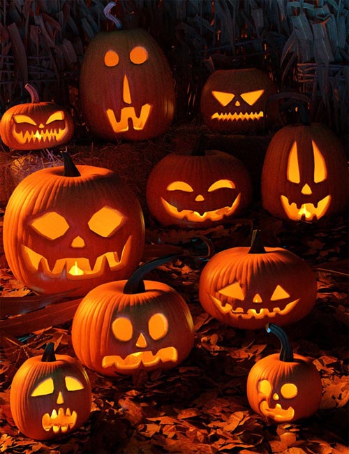 Halloween Jack O Lanterns [Metadata Fixed UPDATE ]