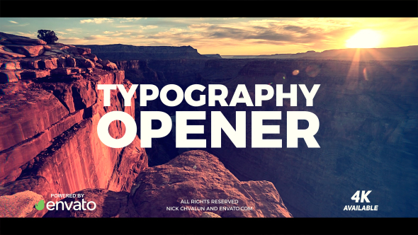 Typography Opener