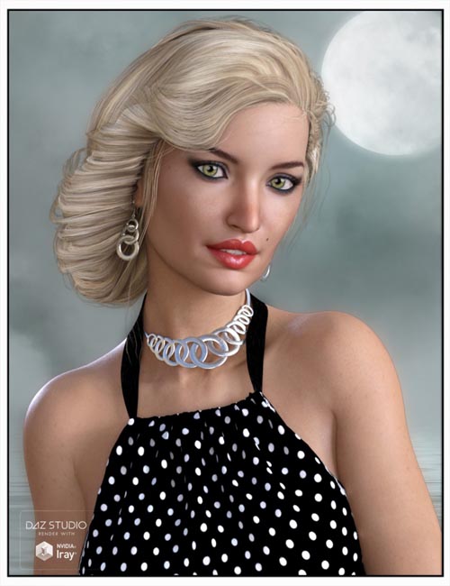 Baroness Hair for Genesis 3 Female(s)