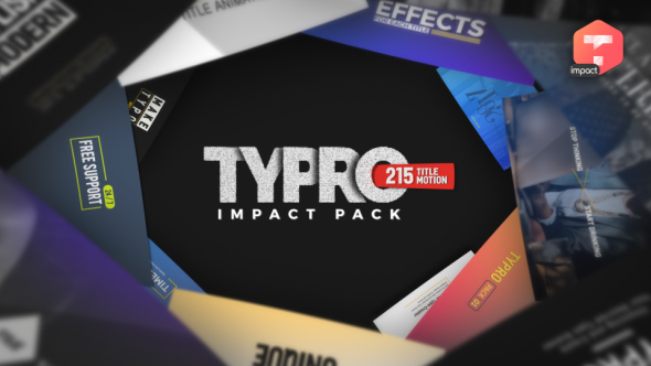 Typro - ImpactPack | 215 Title Animations 