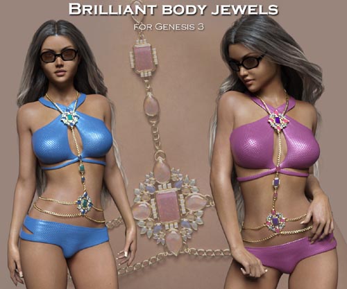 Brilliant Body Jewels for the G3 Female