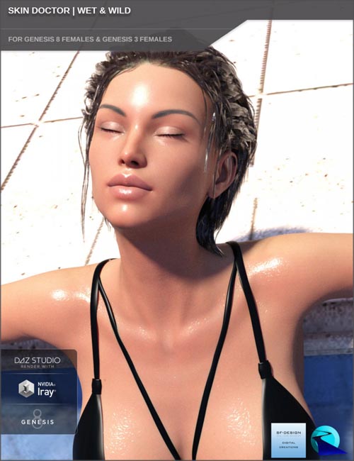 Skin Doctor - Wet & Wild for Genesis 8 and 3 Female(s)
