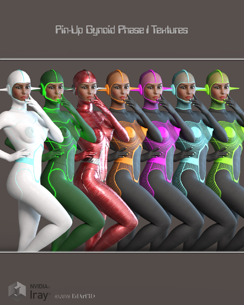Pin-Up Gynoid Phase1 Textures