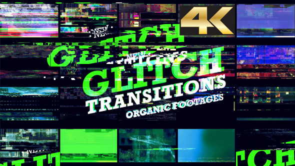  Glitch Transition 4K 