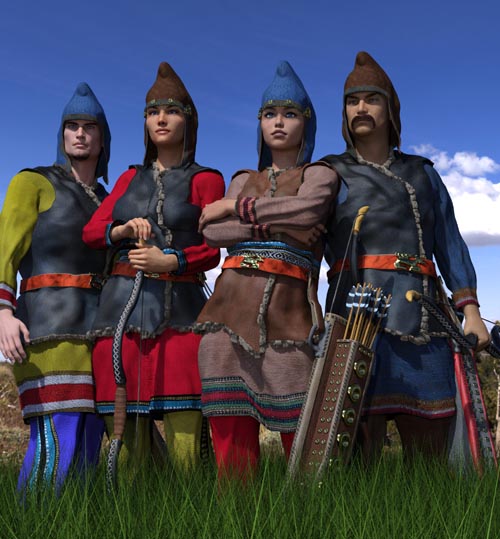 Scythian Archers for Genesis 3 and 8
