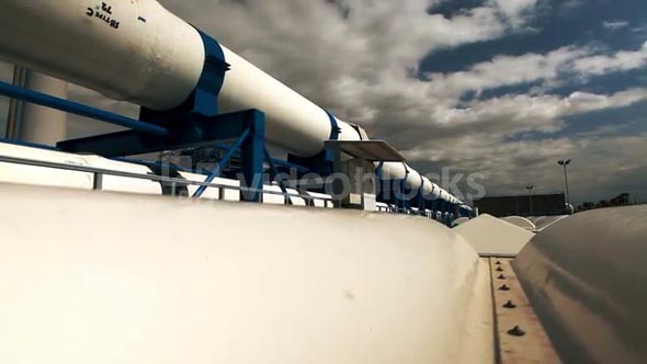 Long White Pipe Reveal at Ashkelon Seawater Reverse Osmosis Plant