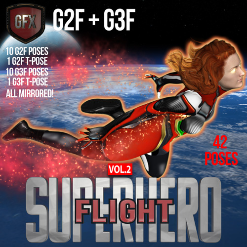 SuperHero Flight for G2F & G3F Volume 2