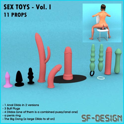 SFD's Sex Toys Vol. 1 - Dildos and Plugs