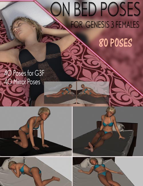 On Bed Poses for G3F