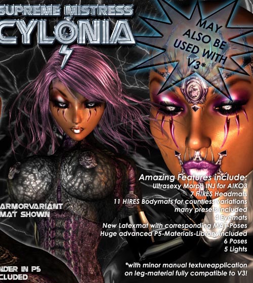 CYLONIA CharacterPack for AIKO3 (also V3