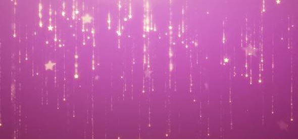 Falling sparkle rain glamor background for led screens. golden stars fall and disappear animation with particles