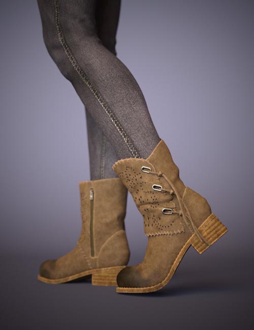 Bambino Range Boots and Jeans for Genesis 8 Female(s)