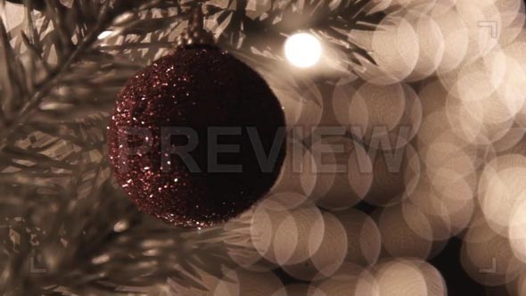 Christmas Ball On Tree
