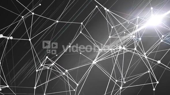 glowing lines and shapes abstract motion background