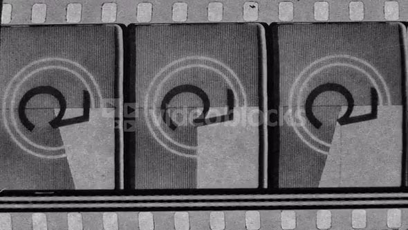 Black And White Reel Countdown