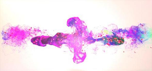 Colorful Particle Logo