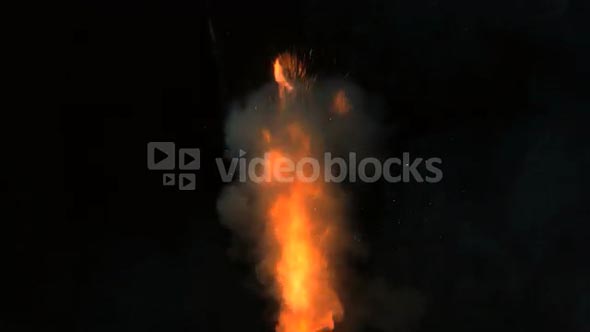 Slow Motion Small Explosion