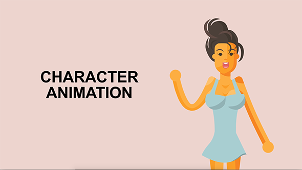  Sexy Girl Character Rigged Animation | Cartoons 