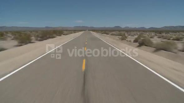 Desert Road Driving Timelapse