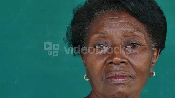 9 Black Old People Portrait Worried Senior Lady Face Expression