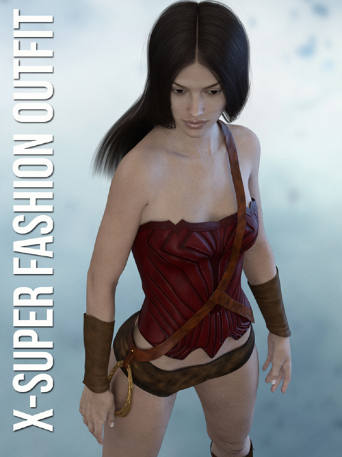 X-Super Fashion Outfit for Genesis 3 Females