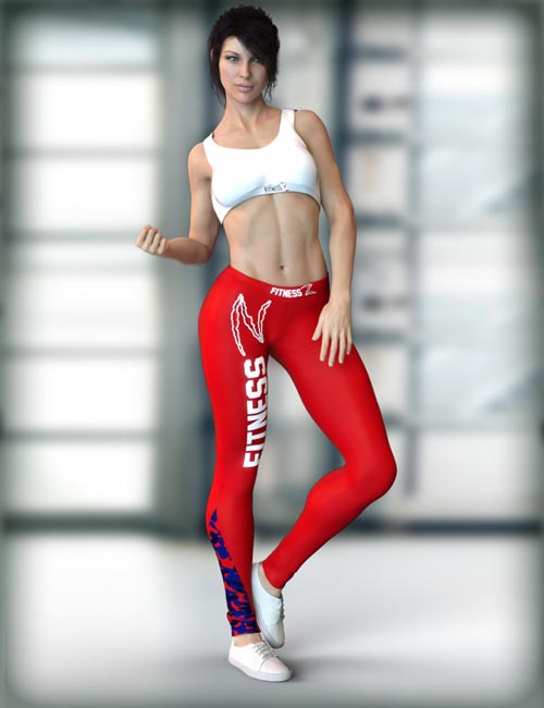 X-Fashion Activewear Outfit for Genesis 8 Female(s)